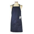 Navy Blue Deluxe Long Bib Apron